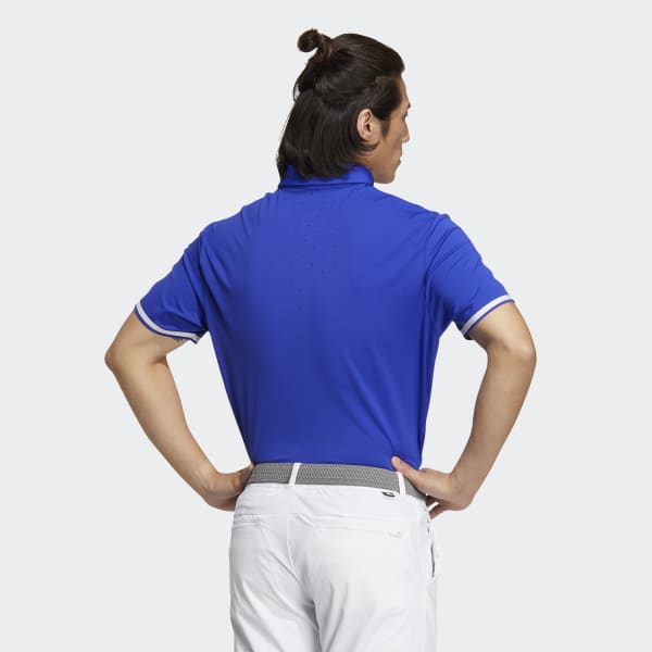 Blue Statement Punching Polo Shirt