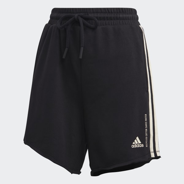 black adidas cotton shorts