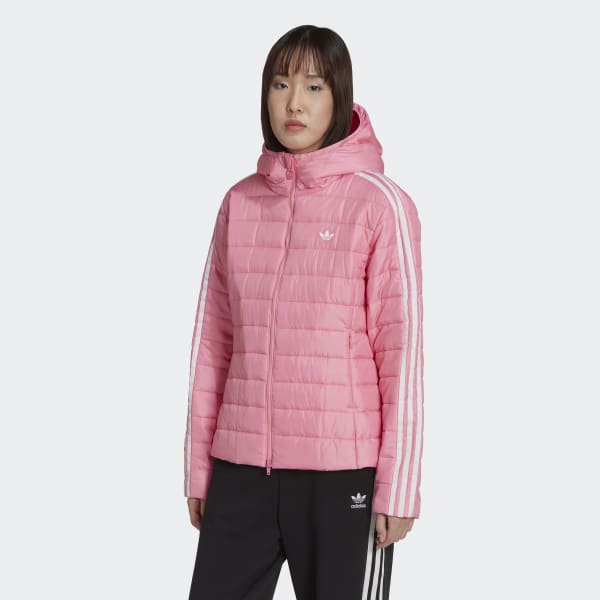Pink Hooded Premium Slim Jacket SW244