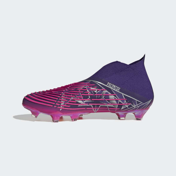 Roxo Chuteira Predator Edge+ Campo LKX32
