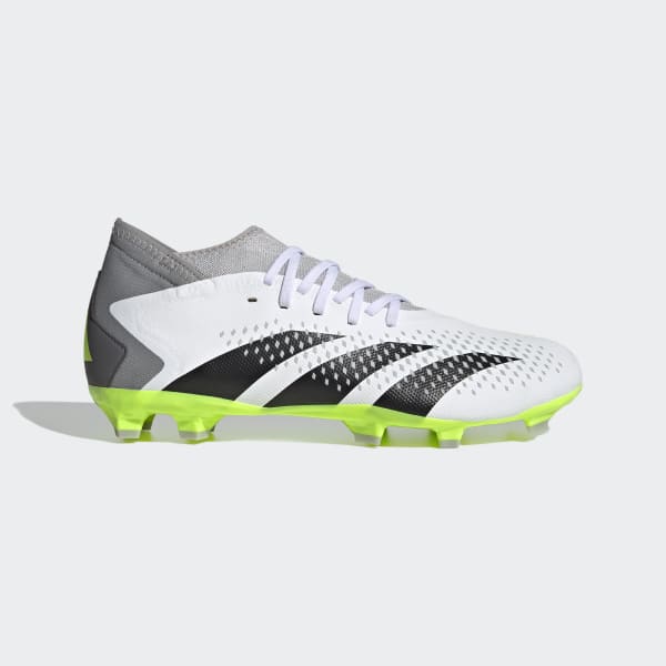 adidas Predator Accuracy.3 Firm Ground Soccer Cleats - White