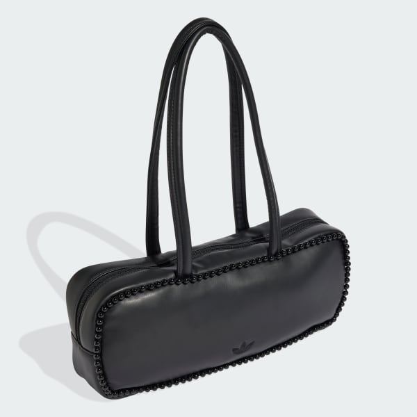 Schwarz Airliner verlängerte Tasche mit Perlen