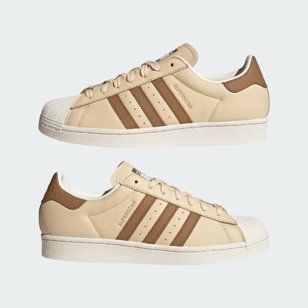 Adidas superstar white beige 2025