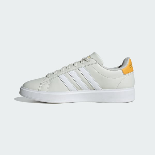 Adidas court vantage silver discount