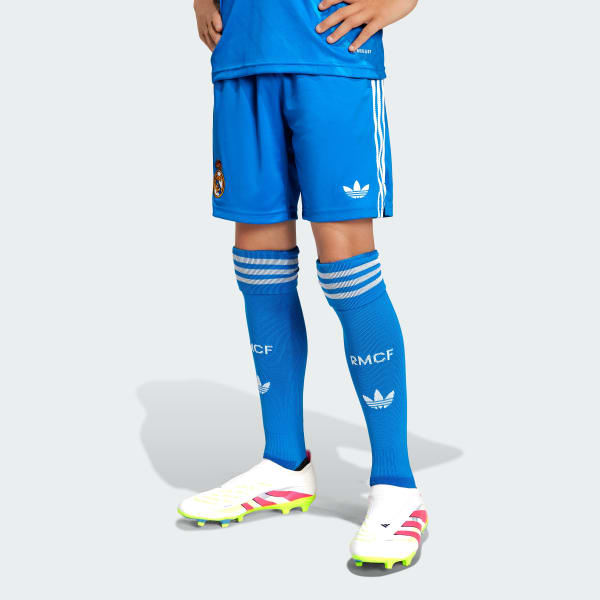 Azul Calções do Terceiro Equipamento 25/26 do Real Madrid