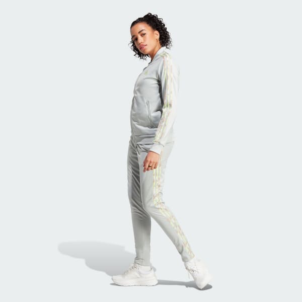 Conjunto adidas gris sales