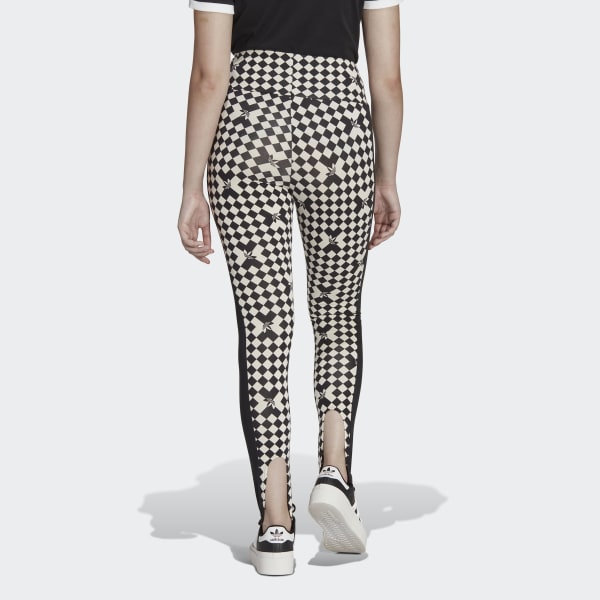 Zwart adidas Ski Chic Allover Print Legging DRI52