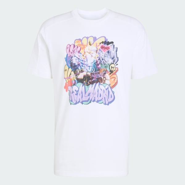 สีขาว เสื้อยืด Real Madrid DNA