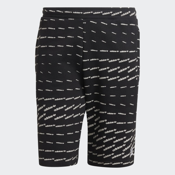 Negro Shorts Monograma Estampados JJT68