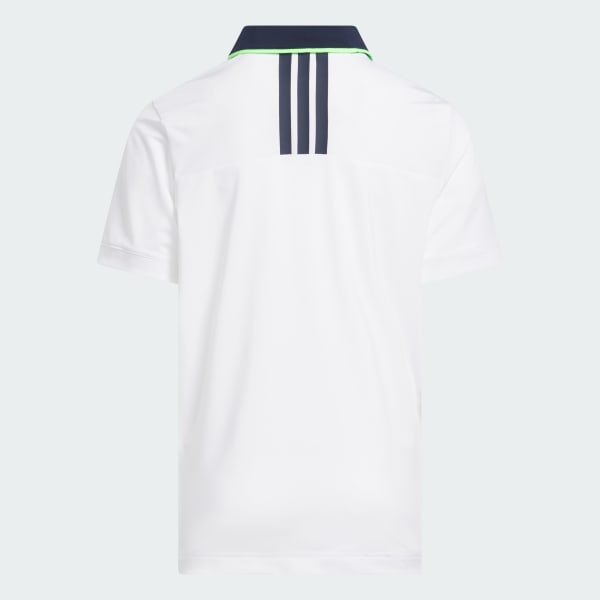 สีขาว เสื้อโปโล Performance AEROREADY สำหรับเด็ก