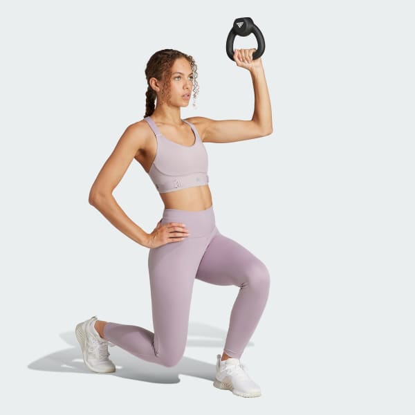 Roxo Sutiã de Sustentação Elevada Luxe Run FastImpact
