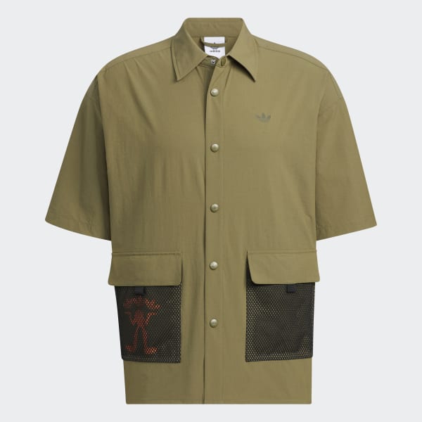 Green Outdoor Short Sleeve Shirt EWL29