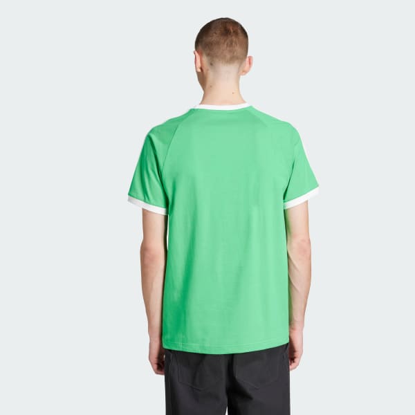 Verde T-shirt adicolor Classics 3 Stripes
