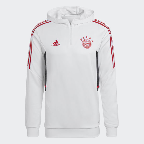 Weiss FC Bayern München Condivo 22 Hoodie BT760