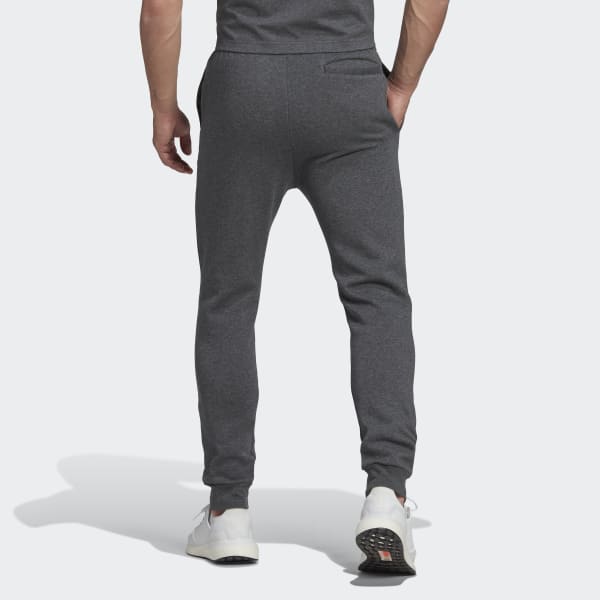Grey Essentials Fleece Regular Tapered Pants