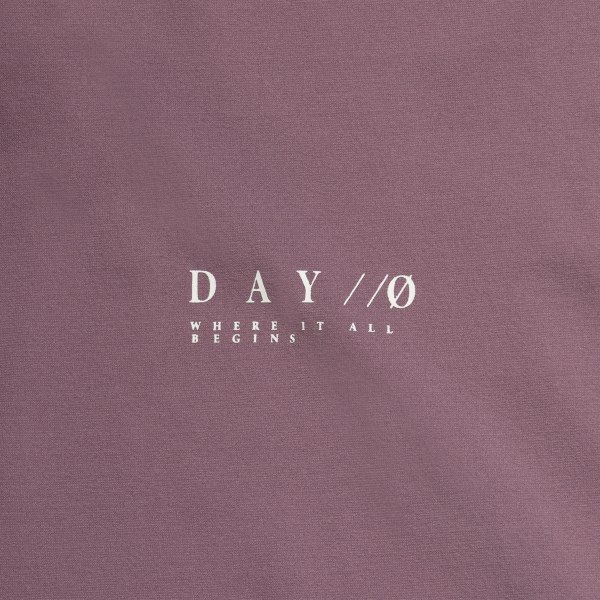 パープル DAY//Ø 長袖Tシャツ