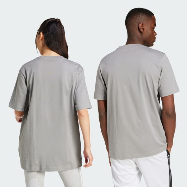 Grey Lounge Slides Graphic Pocket T-Shirt