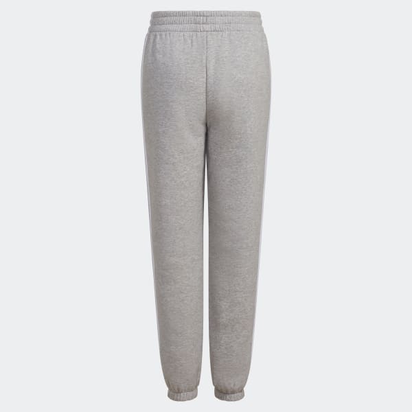 adidas Essentials 3-Stripes Fleece Joggers (Extended Size) - Grey ...