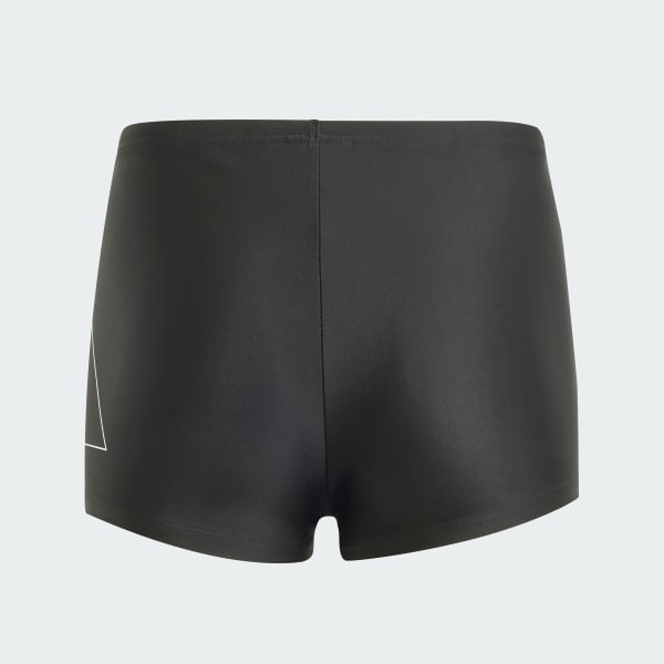 Black Performance Big Bars Swim Boxers Kids