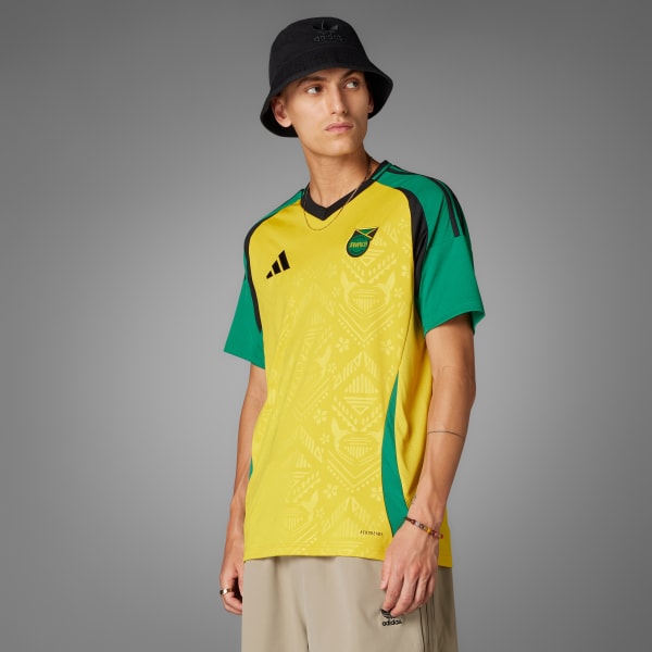 Yellow Jamaica 24 Home Jersey
