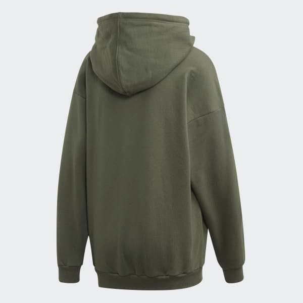 Adidas hoodie best sale army green