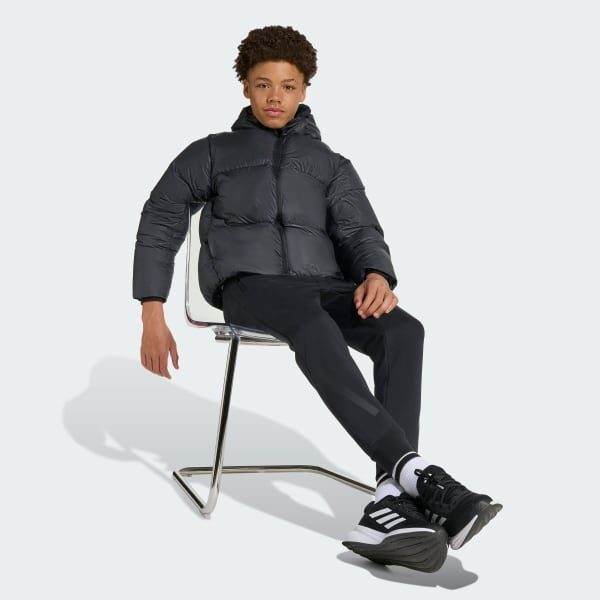 Black adidas Z.N.E. 키즈 퍼퍼 재킷