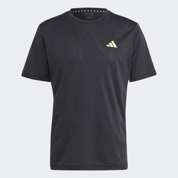Playeras negras 2025 adidas