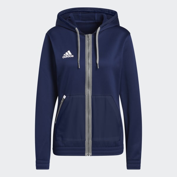 adidas Team Issue Full-Zip Hoodie - Blue, Women's Training