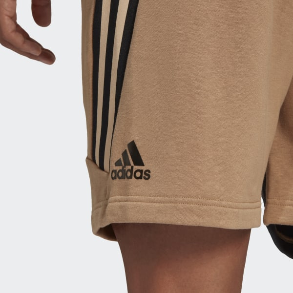 adidas Sportswear 3-Stripes Tape Summer Shorts - Brown | adidas US