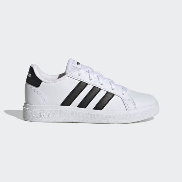 Chaussure adidas Bébé GRAND COURT El C Blanc Avec Détails Vert Fluo GX5746