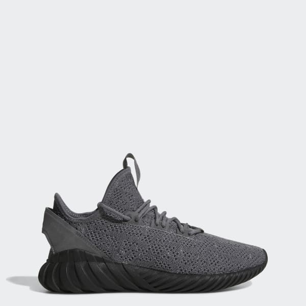 adidas originals tubular doom sock primeknit trainers in grey by3564