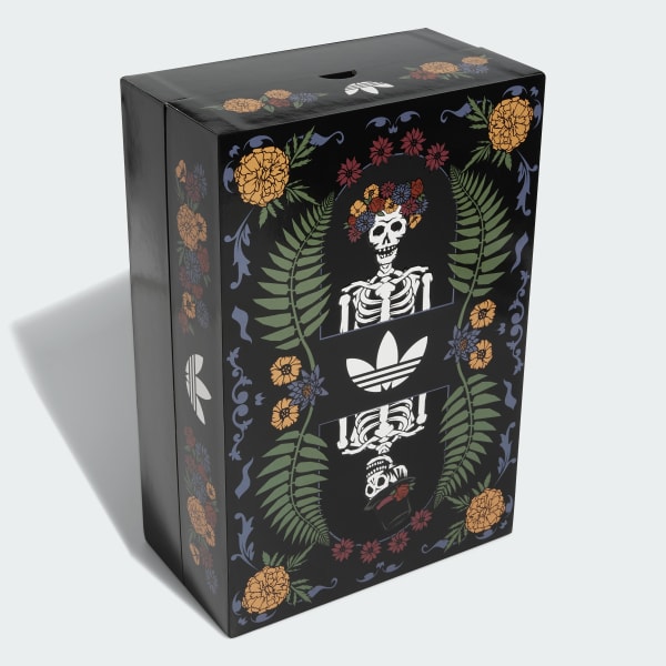 Negro Tenis Samba Día de Muertos