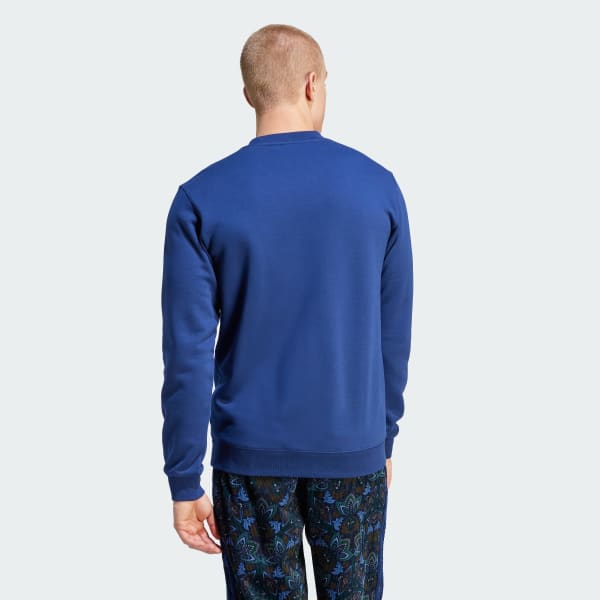 adidas Corduroy Applique Crewneck Sweatshirt Blue adidas Thailand