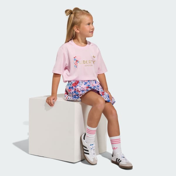 Rosa adidas Originals x Liberty London SET ROCK T-SHIRT