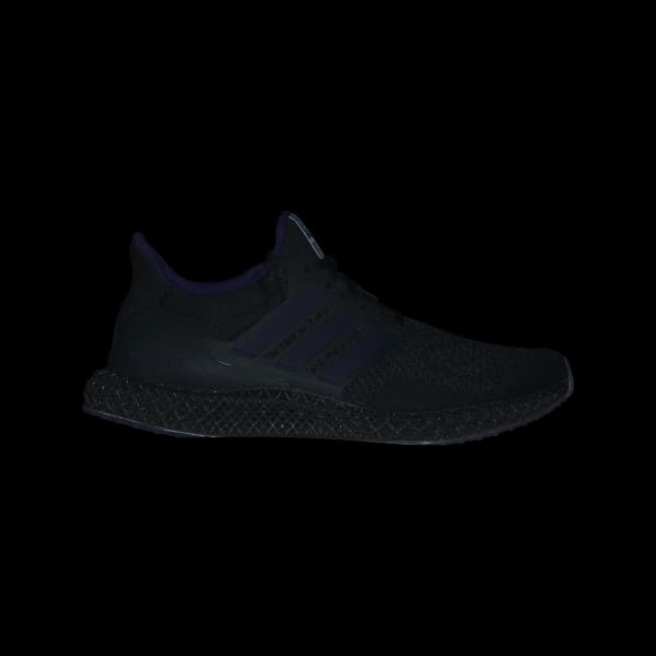 adidas Ultra 4D Running Shoes - Black, Unisex Lifestyle