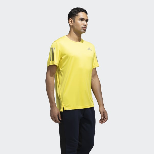 Yellow OWN THE RUN TEE  