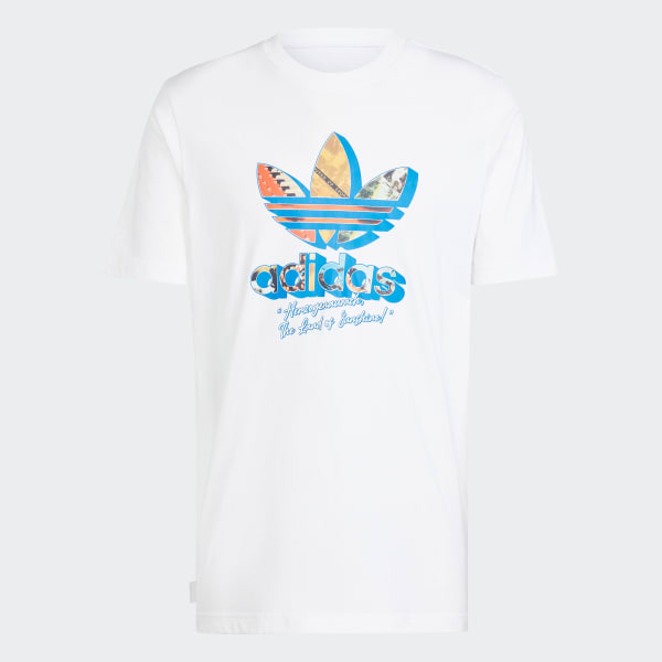 White adidas Originals Tee