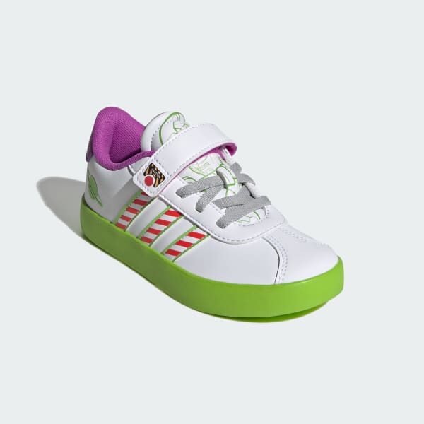 White ADIDAS PIXAR TOY STORY VL COURT 3.0 SHOES CHILDREN