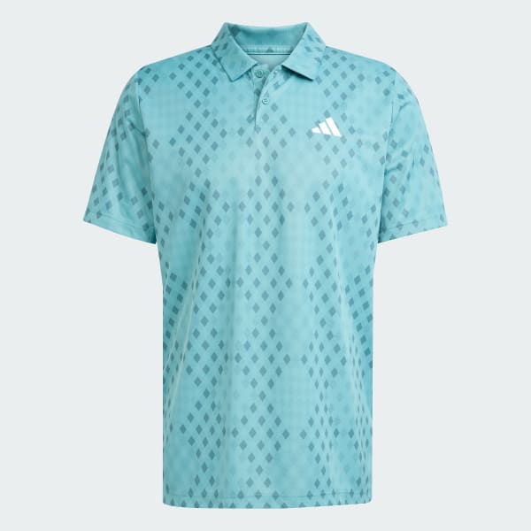 adidas Club Tennis Climacool Graphic Polo Shirt - Turquoise