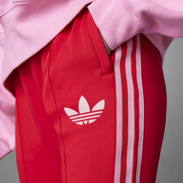 adidas Adicolor Heritage Now Flared Track Pants - Red | Women's ...