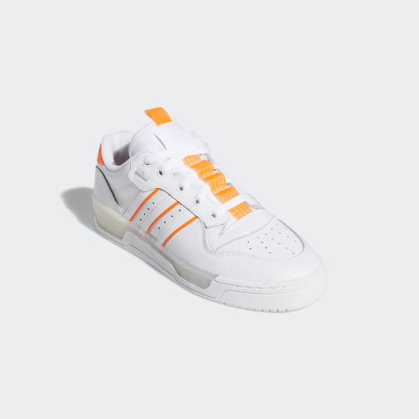 adidas rivalry low white orange