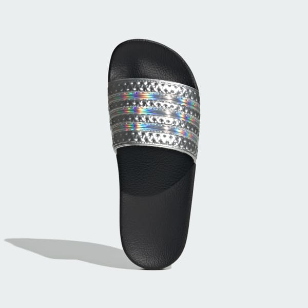 Schwarz Adilette Slides Kids