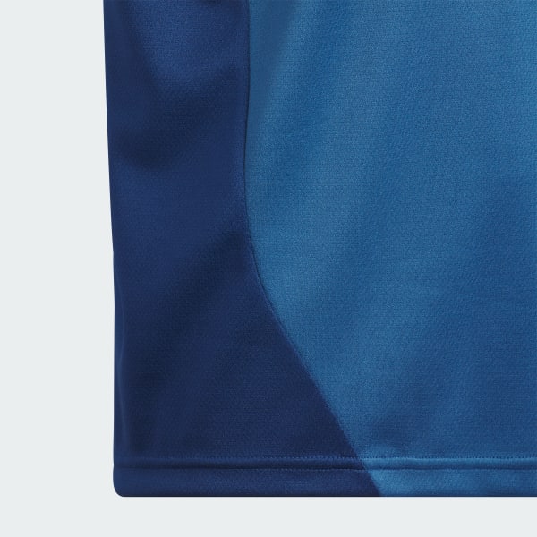 ブルー エッセンシャルズ カモパック ルーズフィット ダブルニット カラーブロックTシャツ