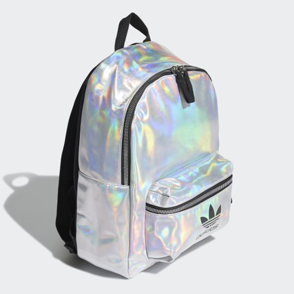 adidas backpack silver metallic