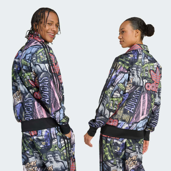 Multicolor Chaqueta estampada adidas x Jeremy Scott