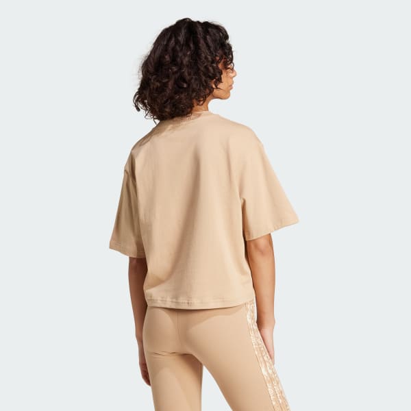 Brown Essentials Seasonals Animal Big Logo Boyfriend Tee