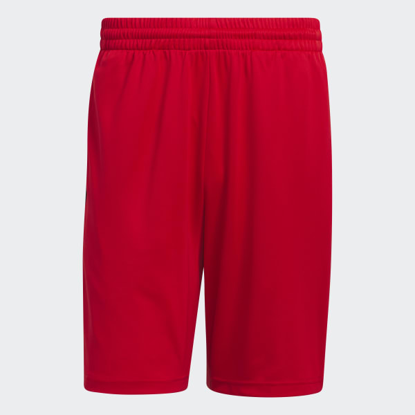 Rojo Shorts de Básquet Legends 3 Tiras