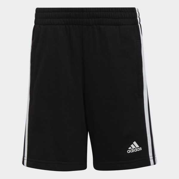Adidas black shorts with yellow stripes shop