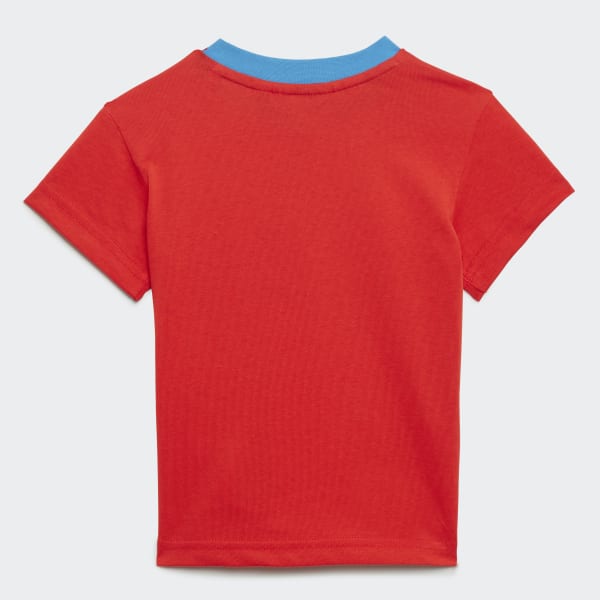 Rojo Conjunto camiseta y pantalón corto adidas x Classic LEGO®