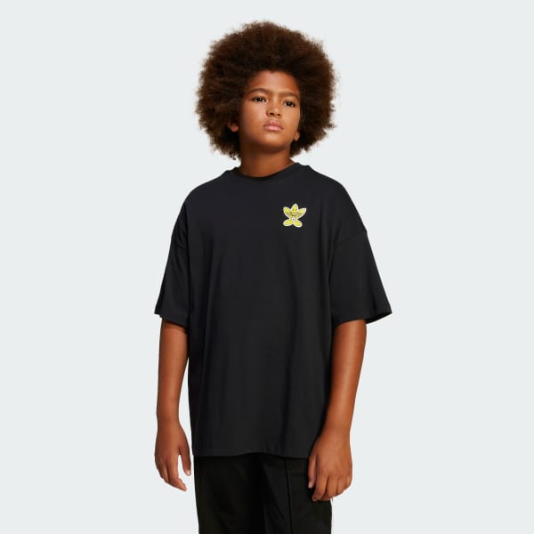 adidas Koszulka adidas Originals x Smiley World Kids - Czerń